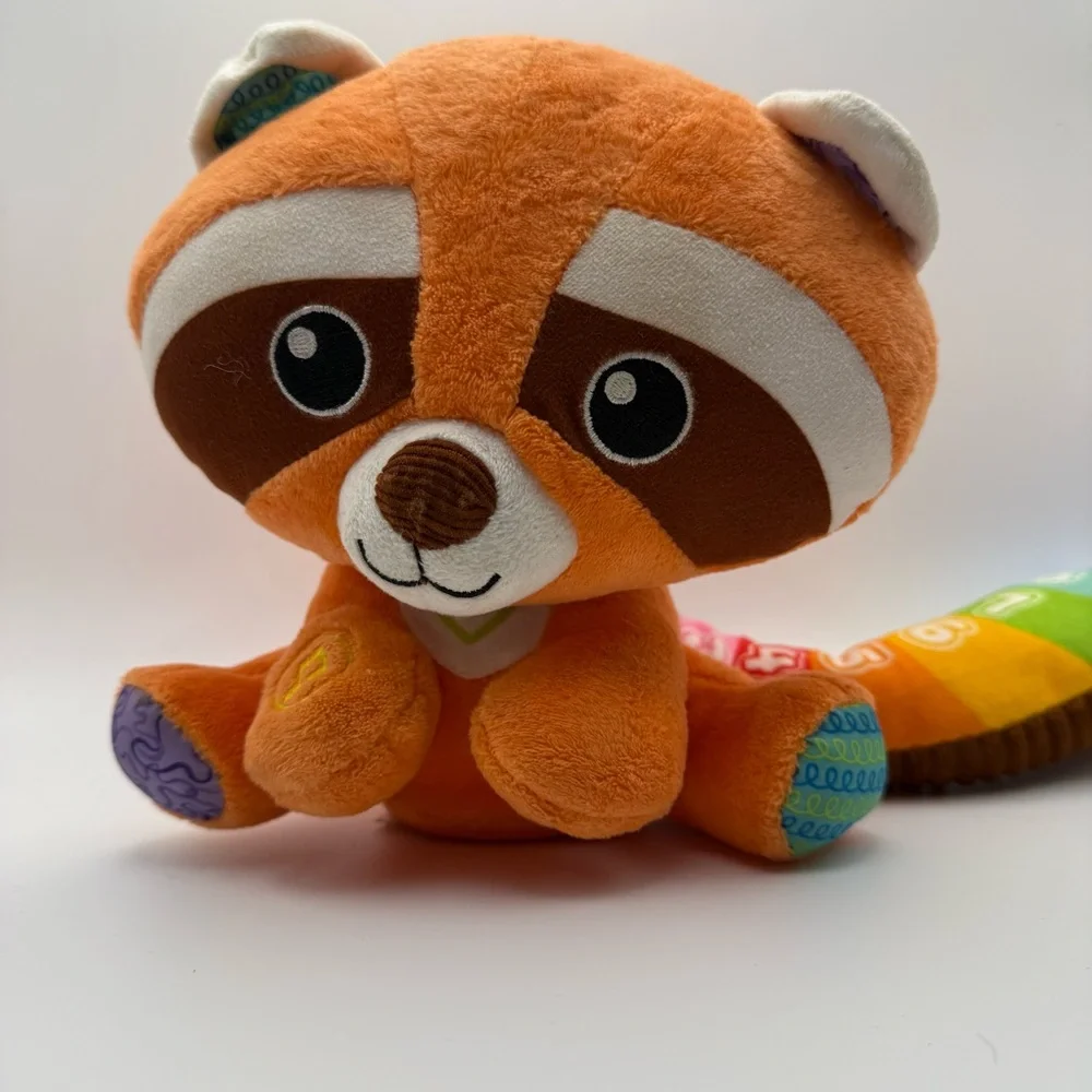 LeapFrog Red Panda Plush Colorful Counting Sounds Lights Educational Working
